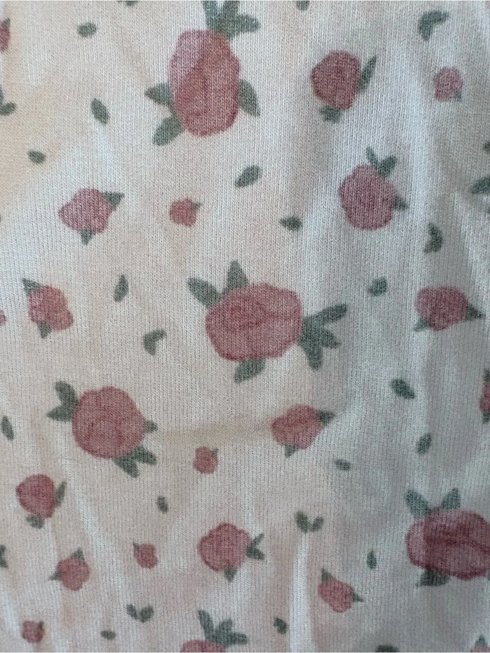 NWT Dear Perli Baby Girl Bamboo Footie Zippered 1 Piece Rosie Posie 6-12 Months - Picture 6 of 9